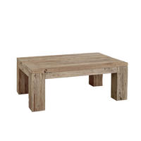COUCHTISCH Teak 120x80x45 BASSANO #105 - Naturfarben, Holz (120/80/45cm) - Massivmoebel24