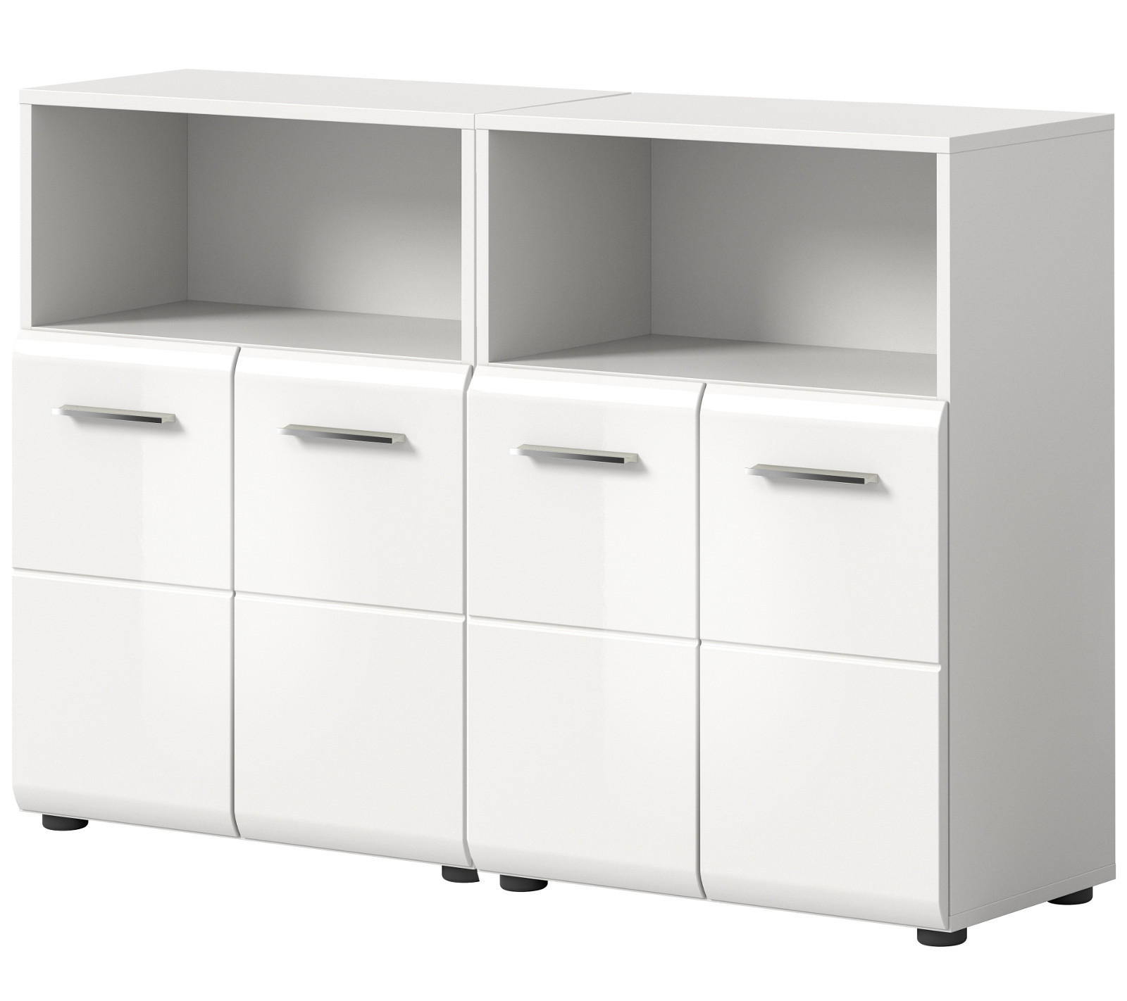 Inn.Furn Badkommode Weiß Hochglanz 120x80x30 cm