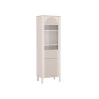 HOCHVITRINE Marbella 04 - Kaschmir, Holzwerkstoff (60/198/41cm) - MIRJAN24