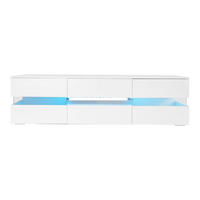 TV-MÖBEL Ravenna Weiß 160/39/45 cm - Weiß, Holzwerkstoff (160/45/39cm) - PANGIVO