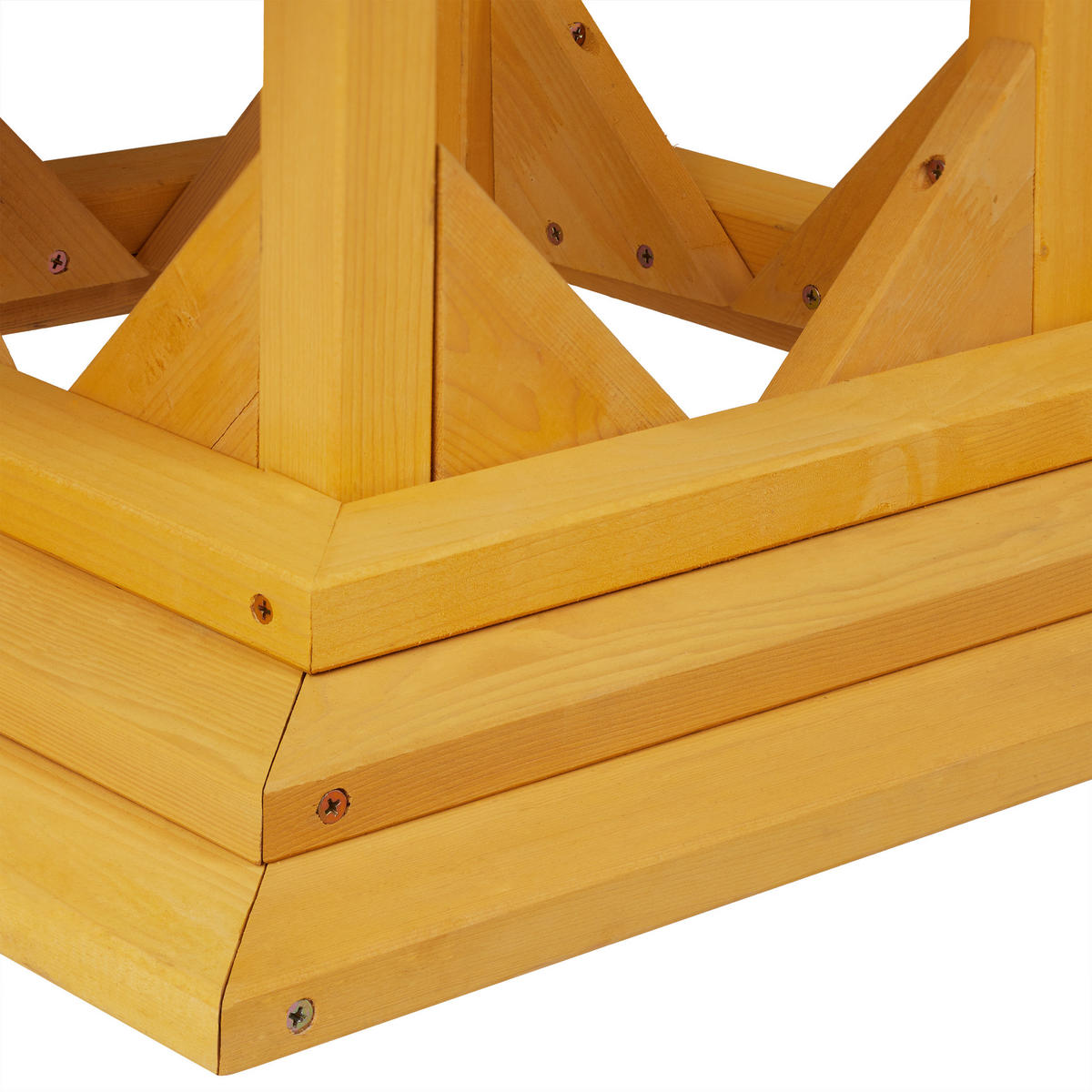 BLUMENTREPPE - Hellbraun, Holz (80/152.5/73cm) - Relaxdays