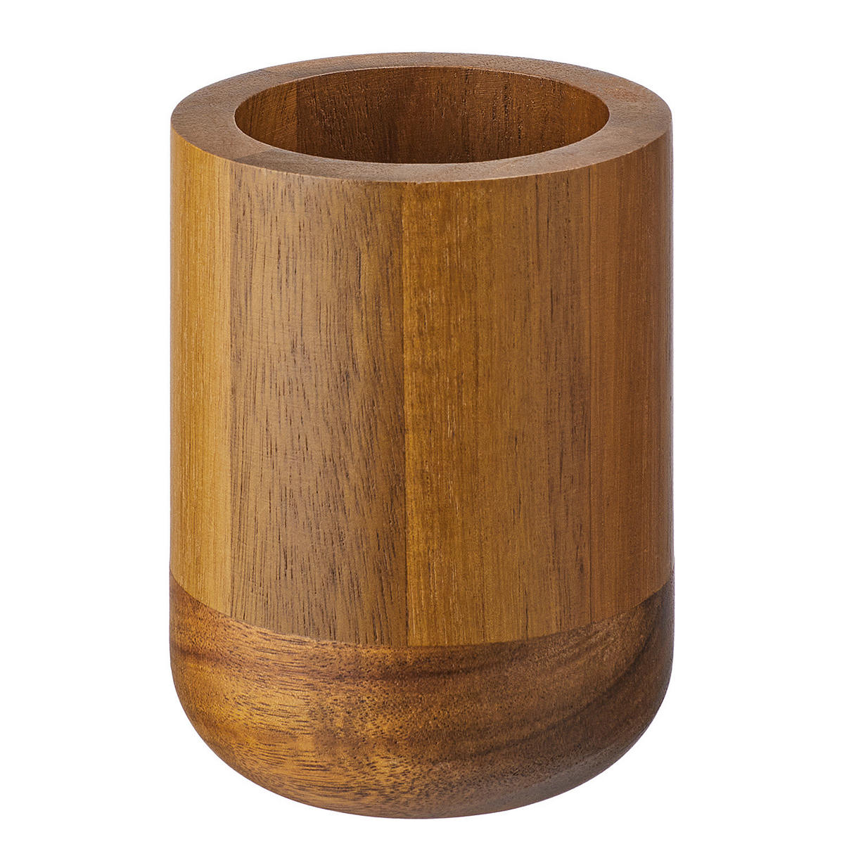 ZAHNPUTZBECHER Acacia - Braun, Holz (8/10/8cm) - Butlers
