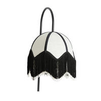 WANDLEUCHTE Sulina Weiß Ø33/47 cm - Weiß, Textil (25/47/33cm) - Light & Living