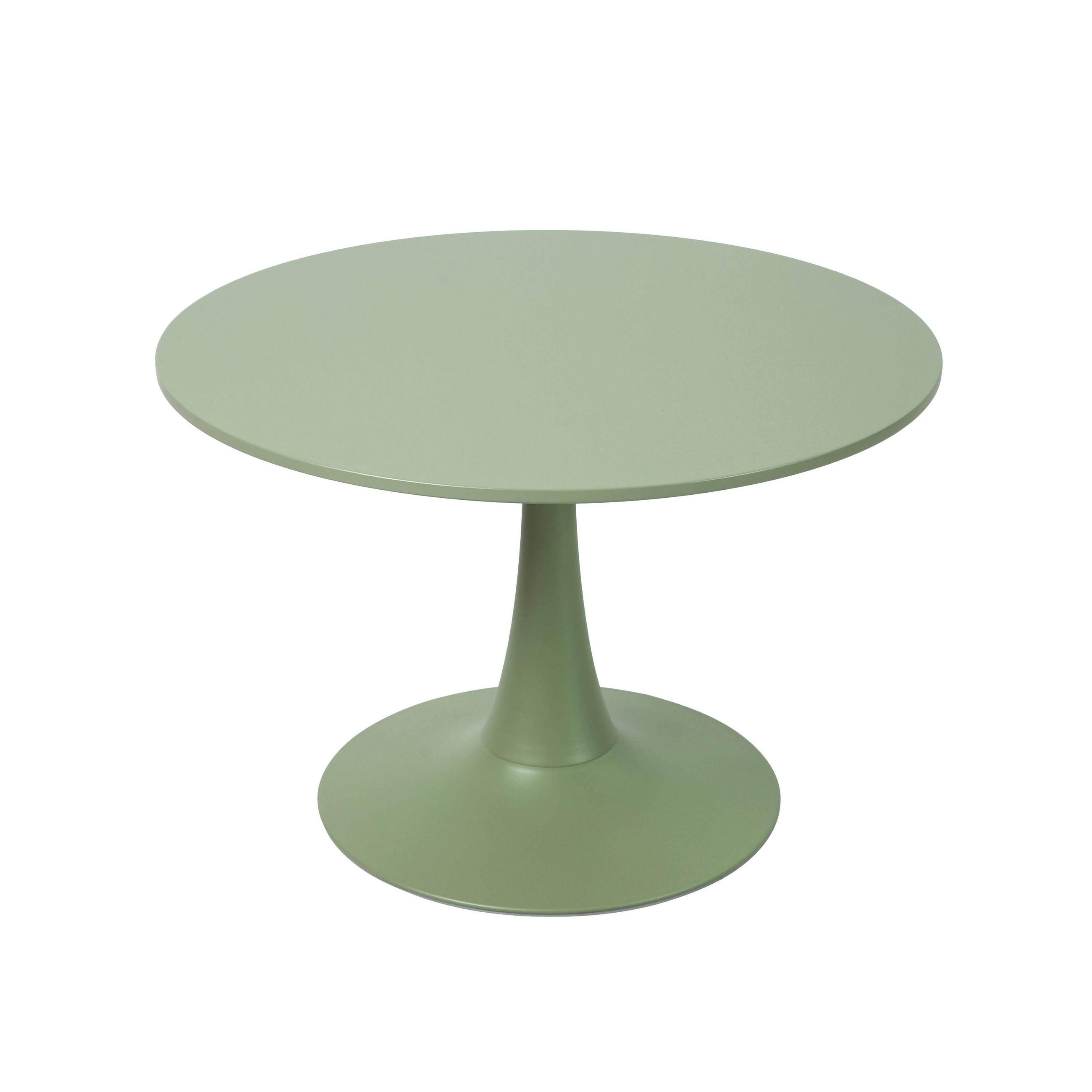 COUCHTISCH, Grün - Grün, Metall (70/70/47cm) - Oviala