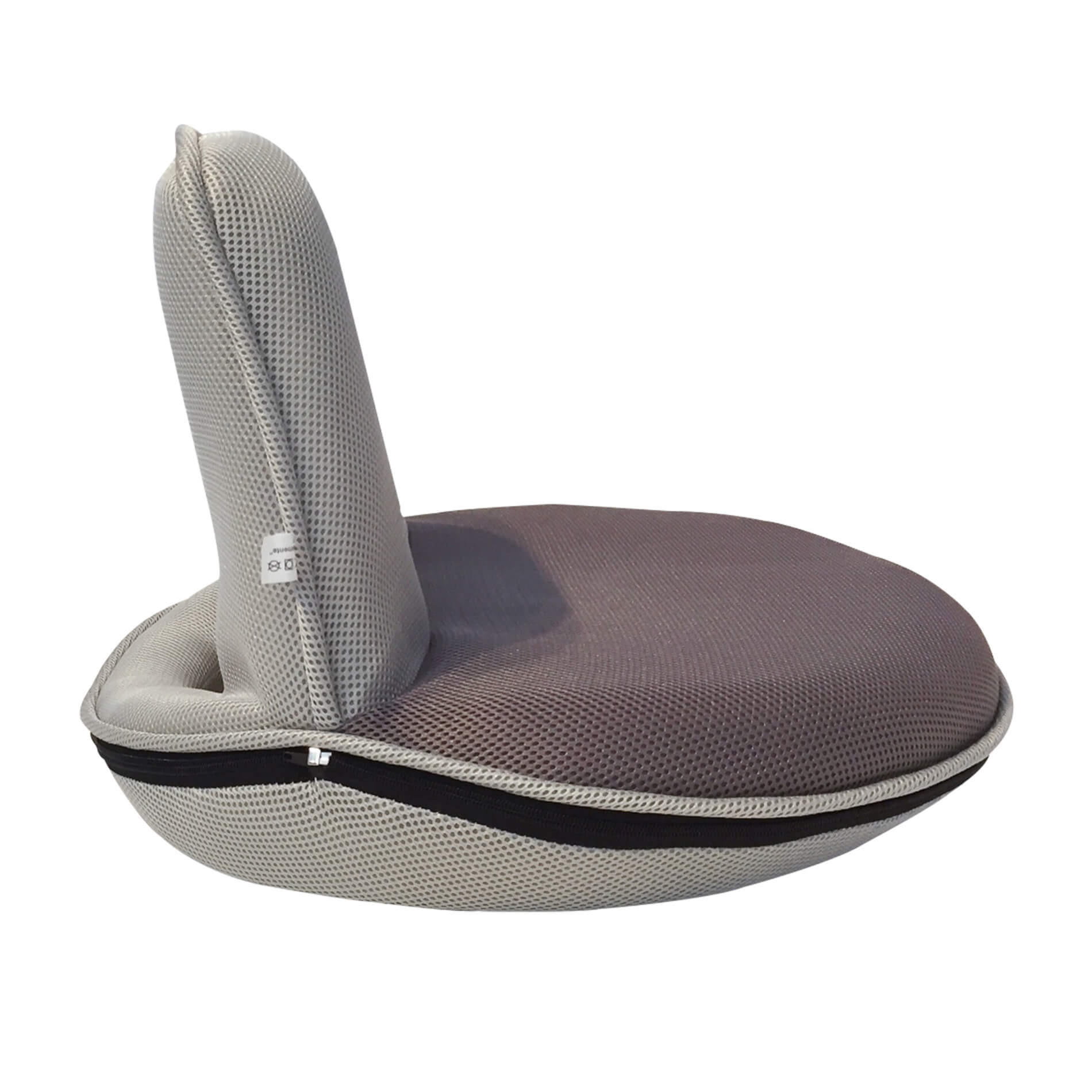 MEDITATIONSTUHL Grau 20/52/44 cm - Grau, Textil (20/44/52cm) - Mobili Rebecca