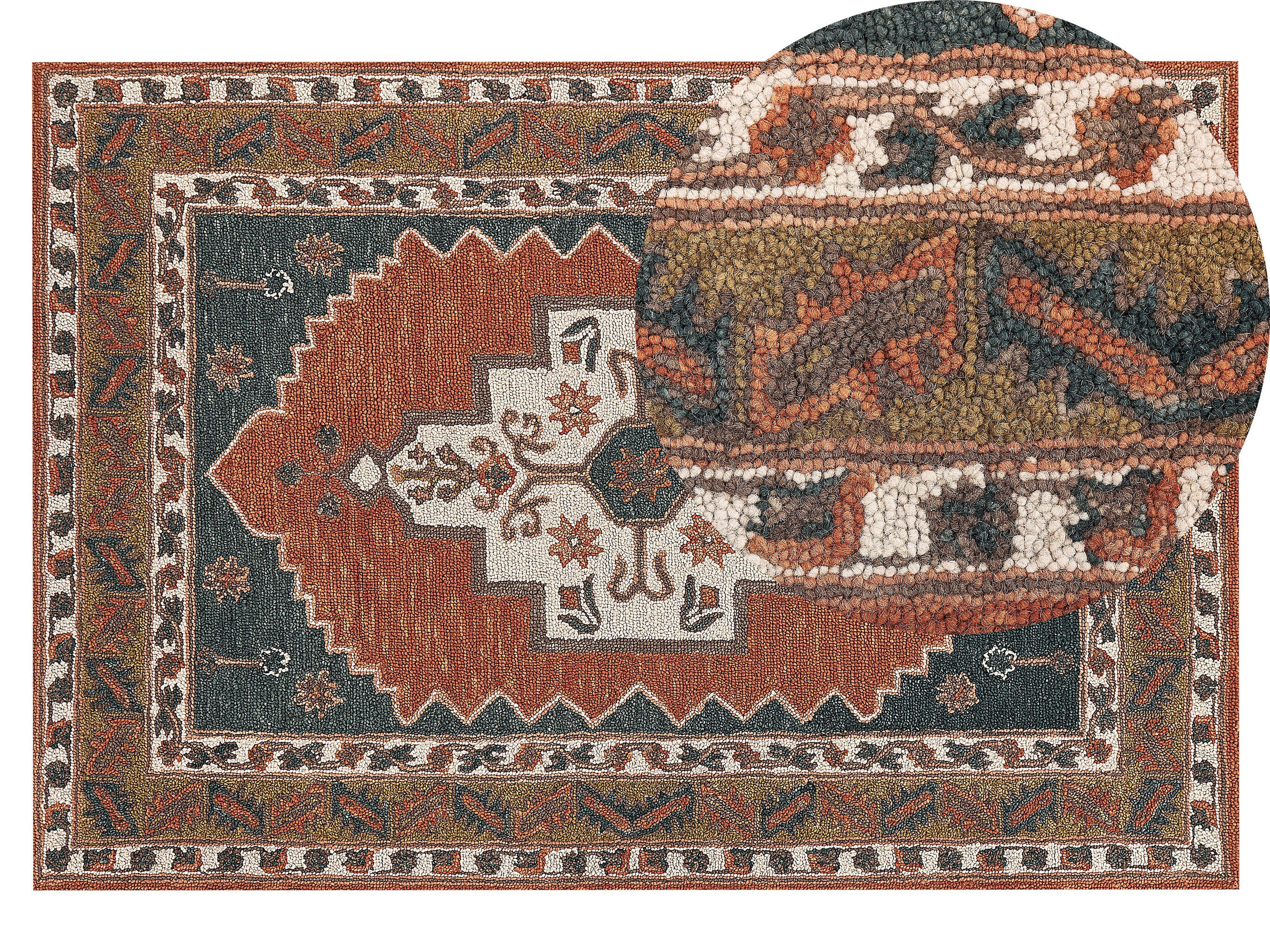 VINTAGE-TEPPICH Gelinkaya 200/140 cm - Multicolor, Textil (140/200cm) - Beliani