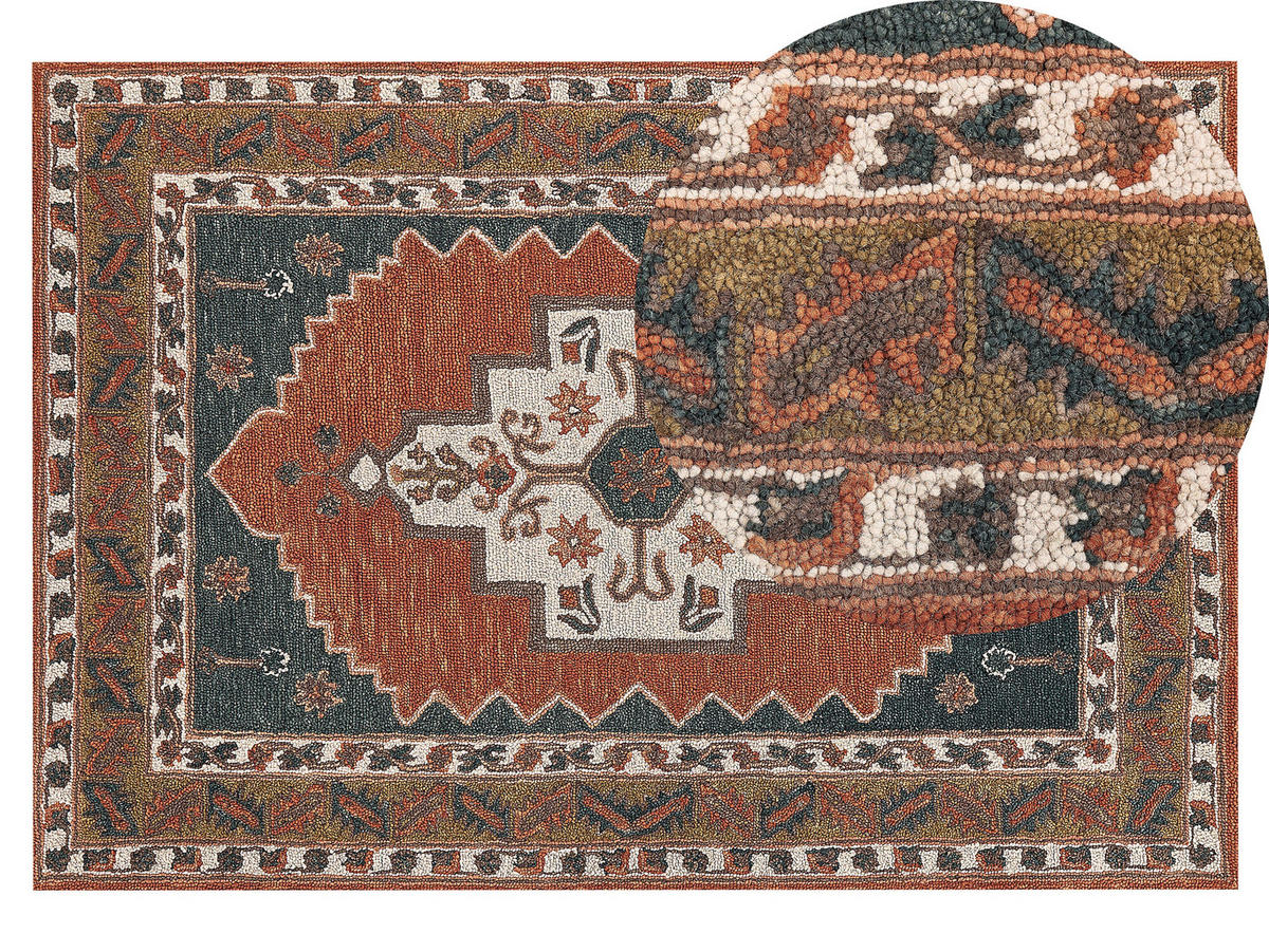 VINTAGE-TEPPICH Gelinkaya 200/140 cm - Multicolor, Textil (140/200cm) - Beliani
