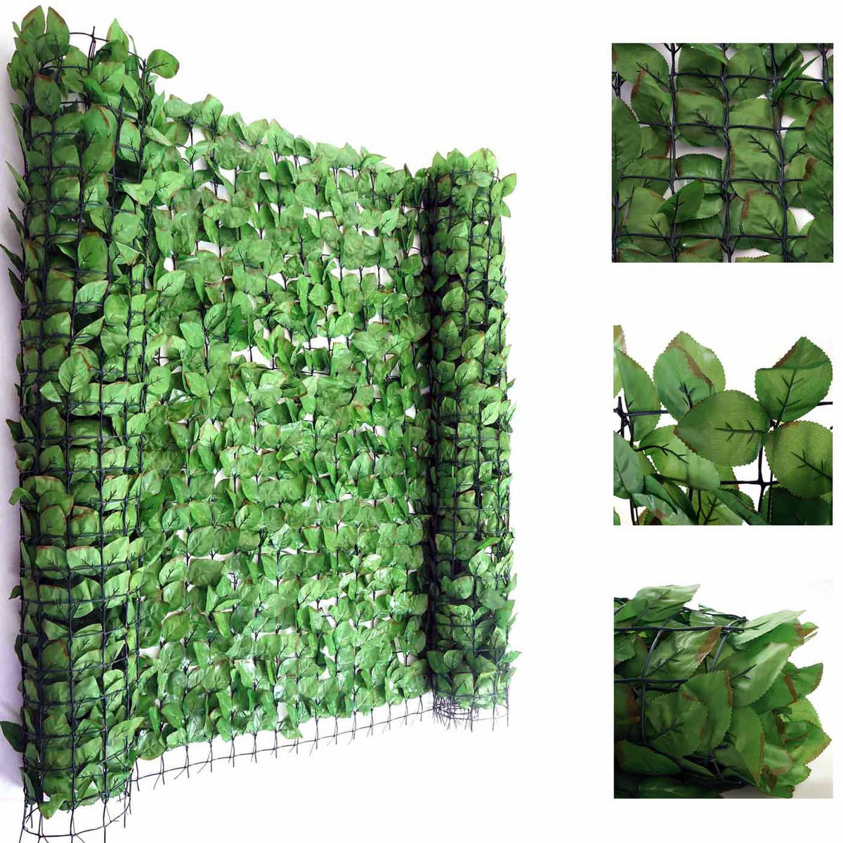 BALKONSICHTSCHUTZ BUCHE Hellgrün - Hellgrün, Textil (300/150cm) - MCW