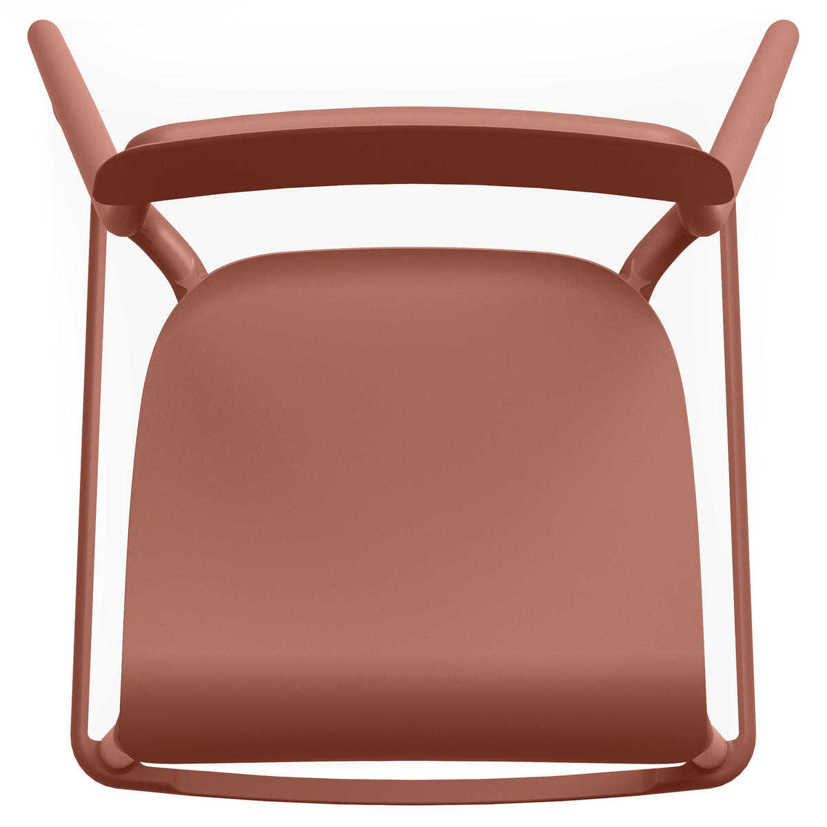 GARTENHOCKER GALIO, 2-er Set - Orange, Kunststoff (52/98.5/54.5cm) - KONSIMO®