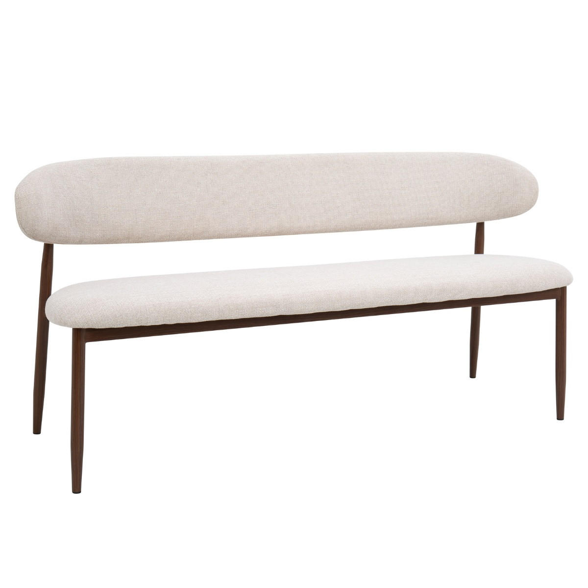 Giga Meubel Esszimmerbank Beige 200x77x55 cm