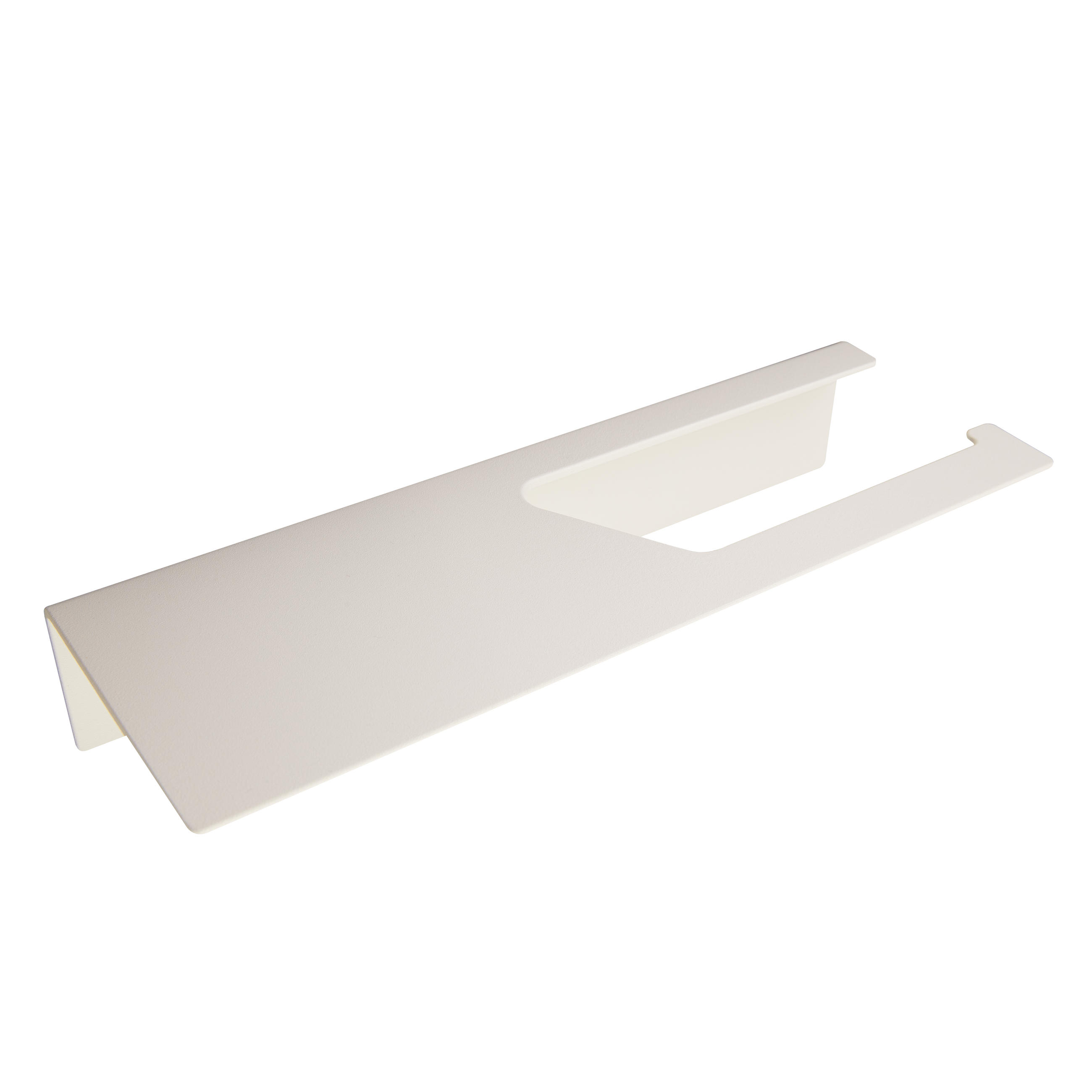 Designfabrik Hamburg Toilettenpapierhalter Weiß 27x5x10 cm