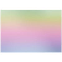 TAPETE Kinderzimmer Pastellfarbener Regenbogen 350x250 - Multicolor, Papier (350/250cm) - Wallarena