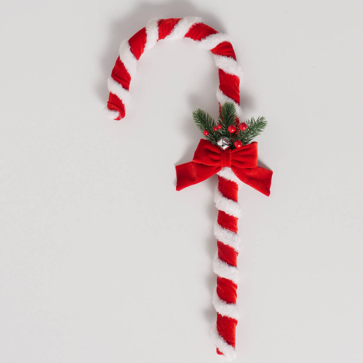 WEIHNACHTSDEKO Velvy 58 cm - Rot, Textil (27/58/6cm) - Boltze Home