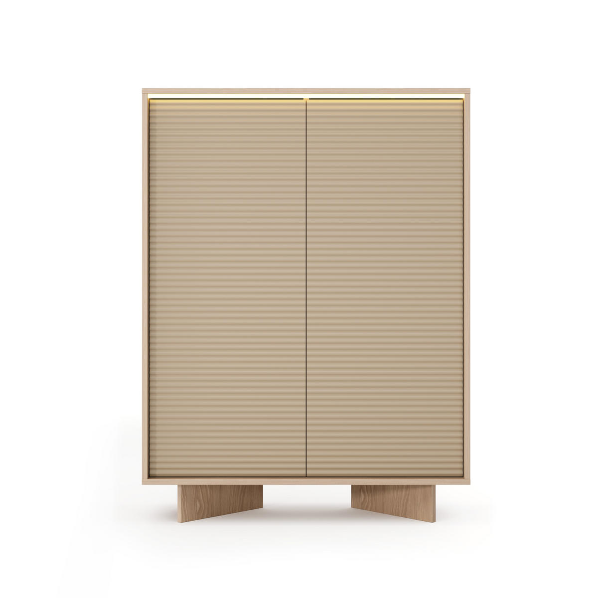 KOMMODE: Naturbolivar, 103,9 x 138,4 x 40 cm - Eichefarben, Holzwerkstoff (103.9/138.4/40cm) - 3XE LIVING