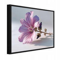 BILDER mit Rahmen Blumen Natur Rosa 100x70 cm - Multicolor, Holzwerkstoff (100/70cm) - Wallarena