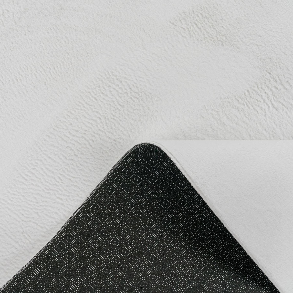 HOCHFLORTEPPICH 200/280 SOFT 380 - Weiß, Kunststoff (200/280cm) - Paco Home