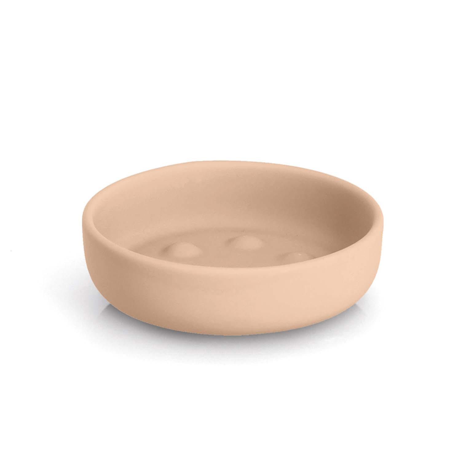 SEIFENSCHALE Keramik Brass Tone Ø 11,2 cm - Creme, Keramik (11.2/3.3/11.2cm) - ZELLER
