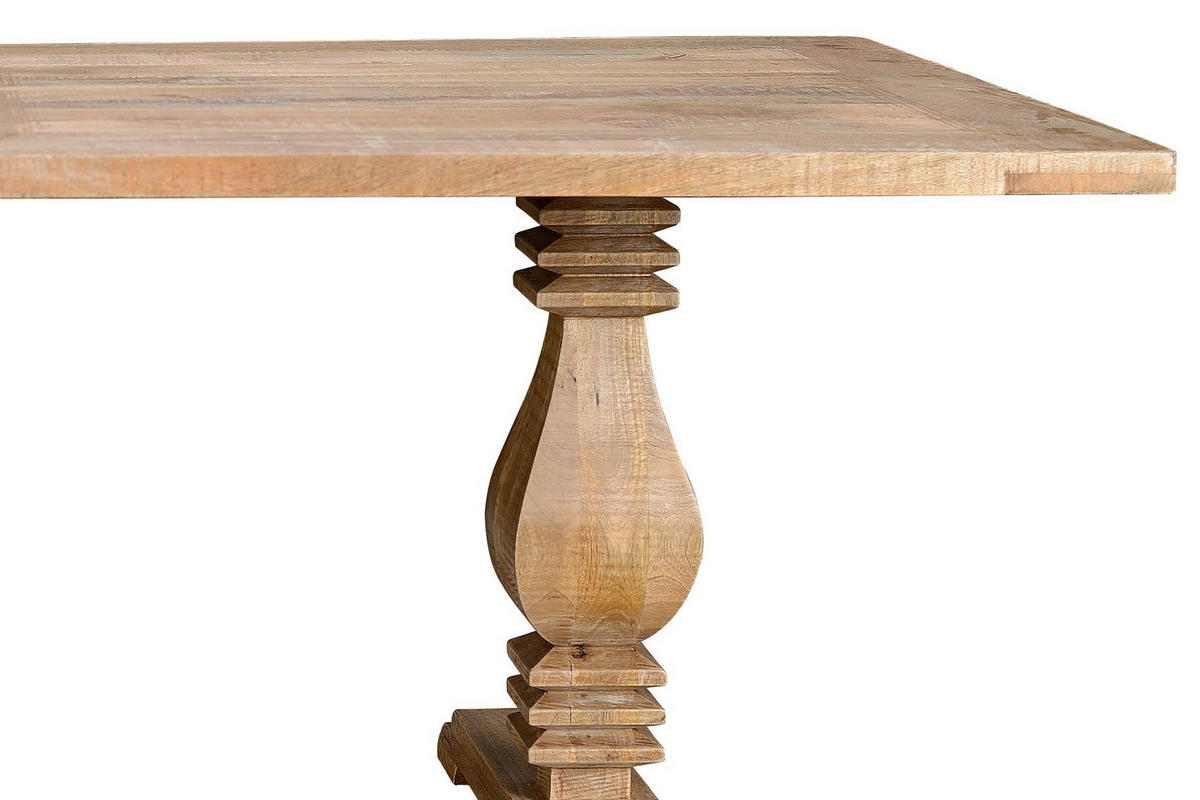 ESSTISCH aus Mangoholz 200 cm, 8 Sitzplätze - Braun, Holz (200/100/77cm) - Giner y Colomer