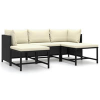 GARTENSET Reimers 5-teilig - Schwarz, Metall - Nettlife