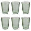 DRINKGLAS (6er Set) Linee - Grün, Glas (0.39L) - BUTLERS