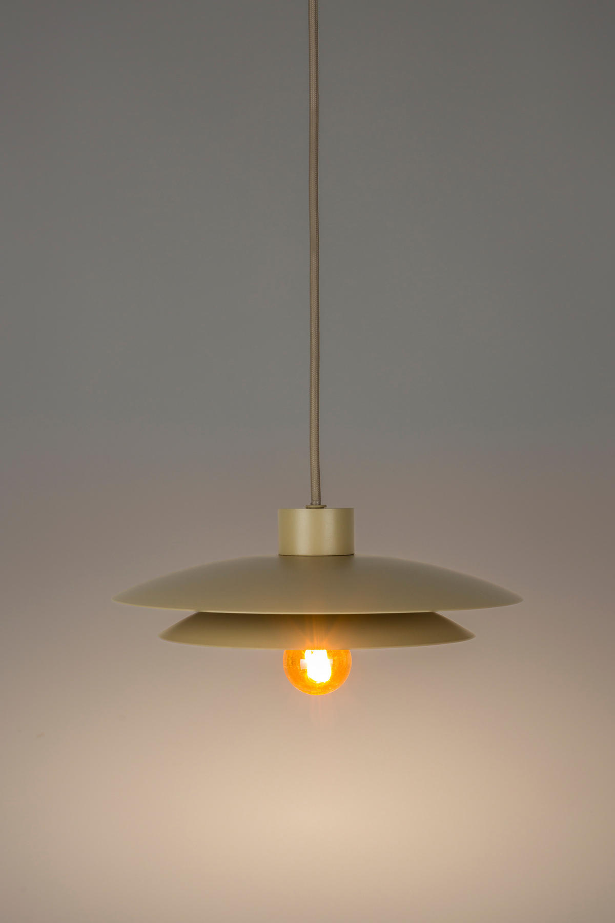 HÄNGELAMPE Wubbo - Beige - 26.5/26.5/160 cm - Beige, Metall (26.5/26.5/160cm)
