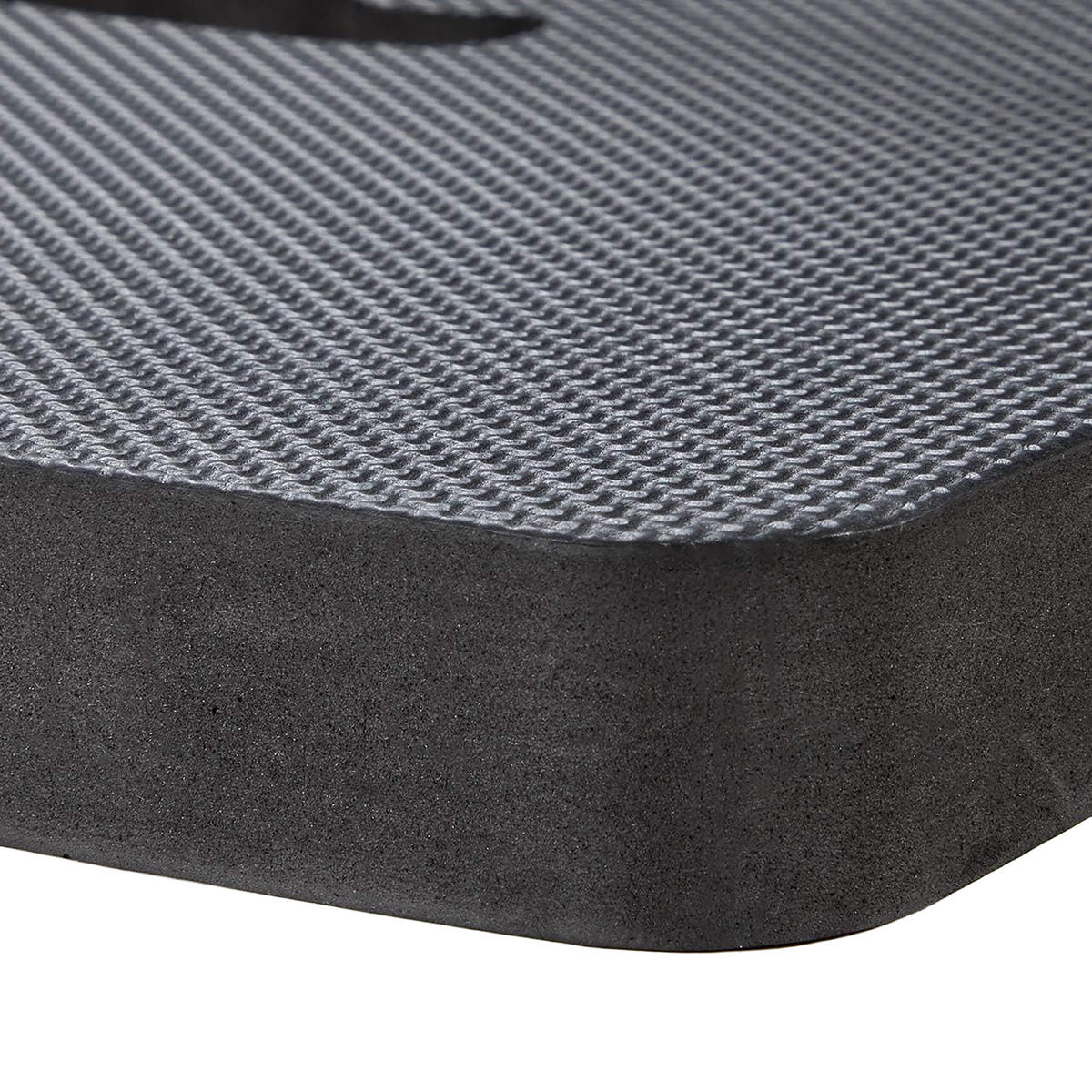 PODLOŽKY na kolená, sada 2 ks - čierna, textil (46/28cm) - Relaxdays