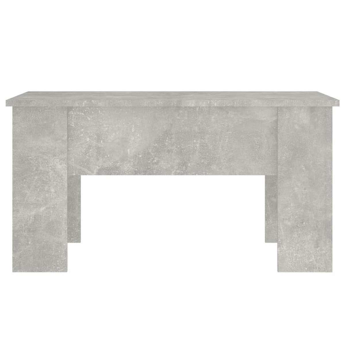 COUCHTISCH Betongrau 79x49x41 cm Holzwerkstoff - Grau, Holzwerkstoff (79/49/41cm) - furnicato