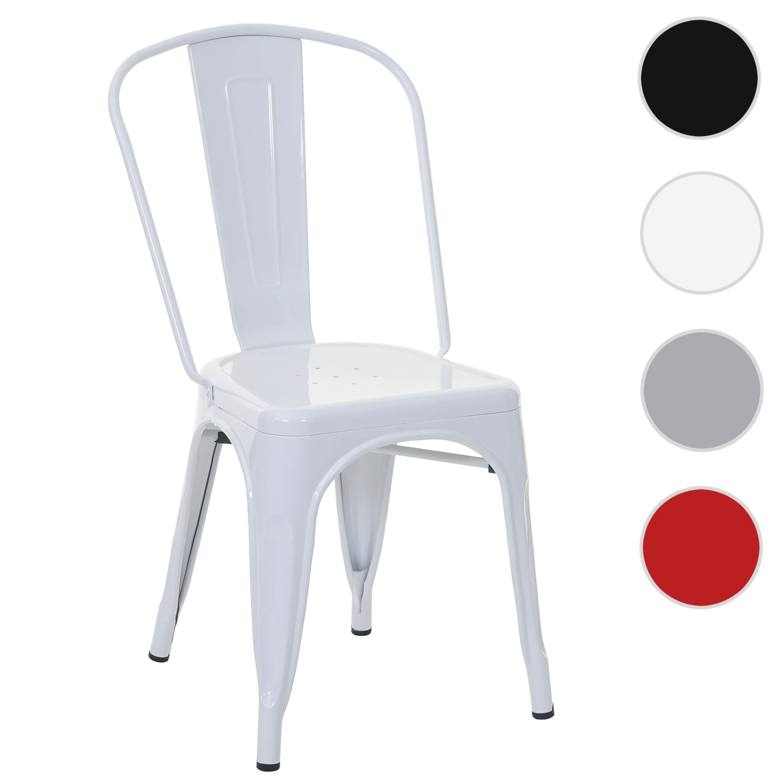 STUHL METALL Weiß - Weiß, Metall (45/87/43cm) - MCW