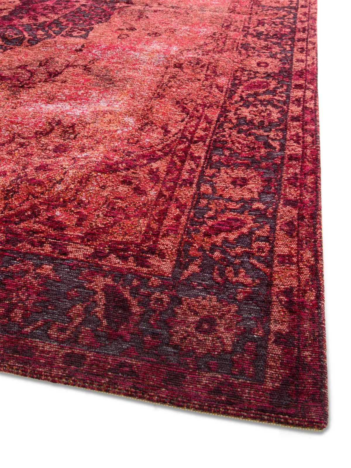 FLACHGEWEBETEPPICH Tosca Rot 155x235 cm - Rot, Textil (155/235cm) - benuta Pop