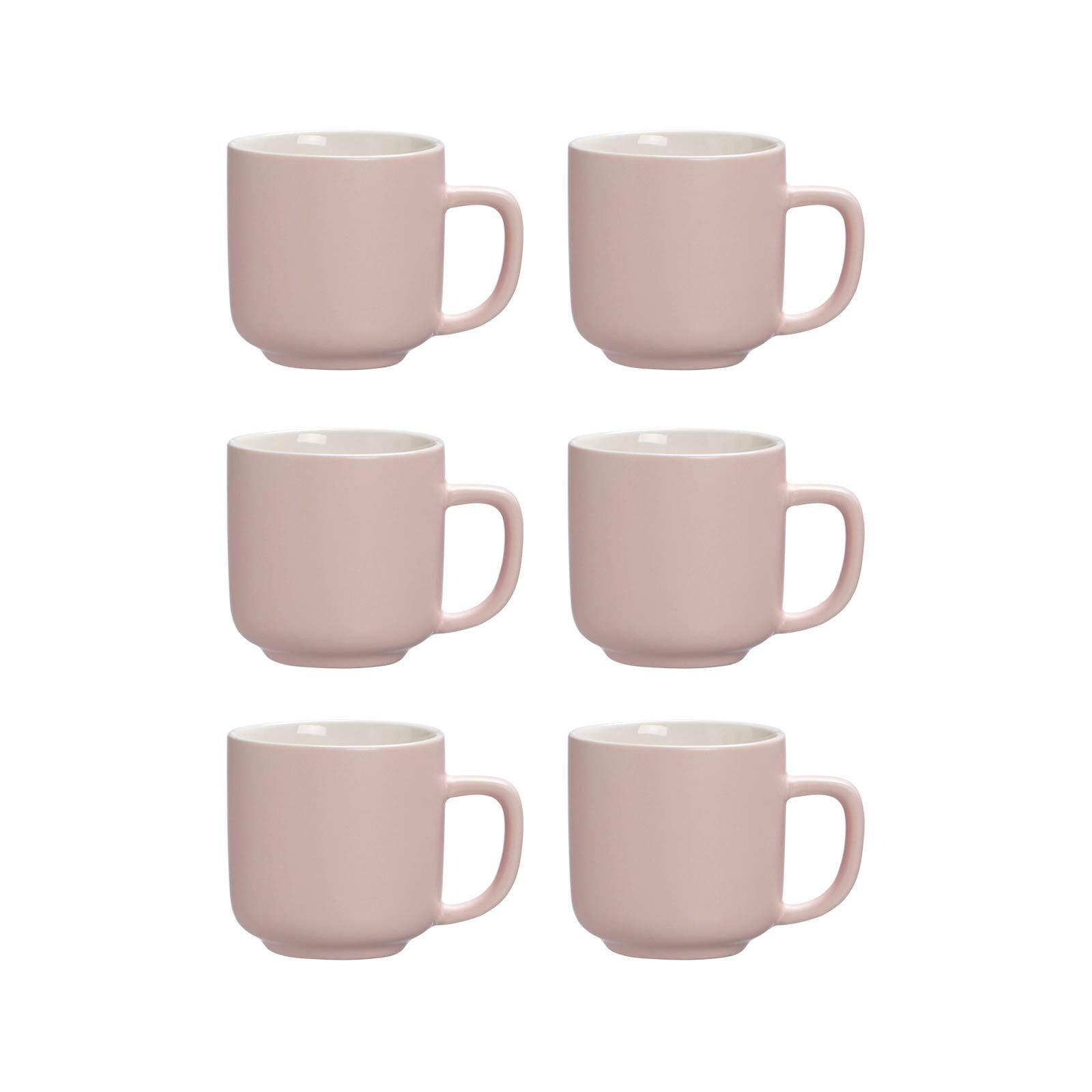 ESPRESSOTASSEN Jasper rosa 100 ml 6er Set - Rosa, Keramik (0.1L) - Ritzenhoff Breker