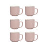 ESPRESSOTASSEN Jasper rosa 100 ml 6er Set - Rosa, Keramik (0.1L) - Ritzenhoff Breker