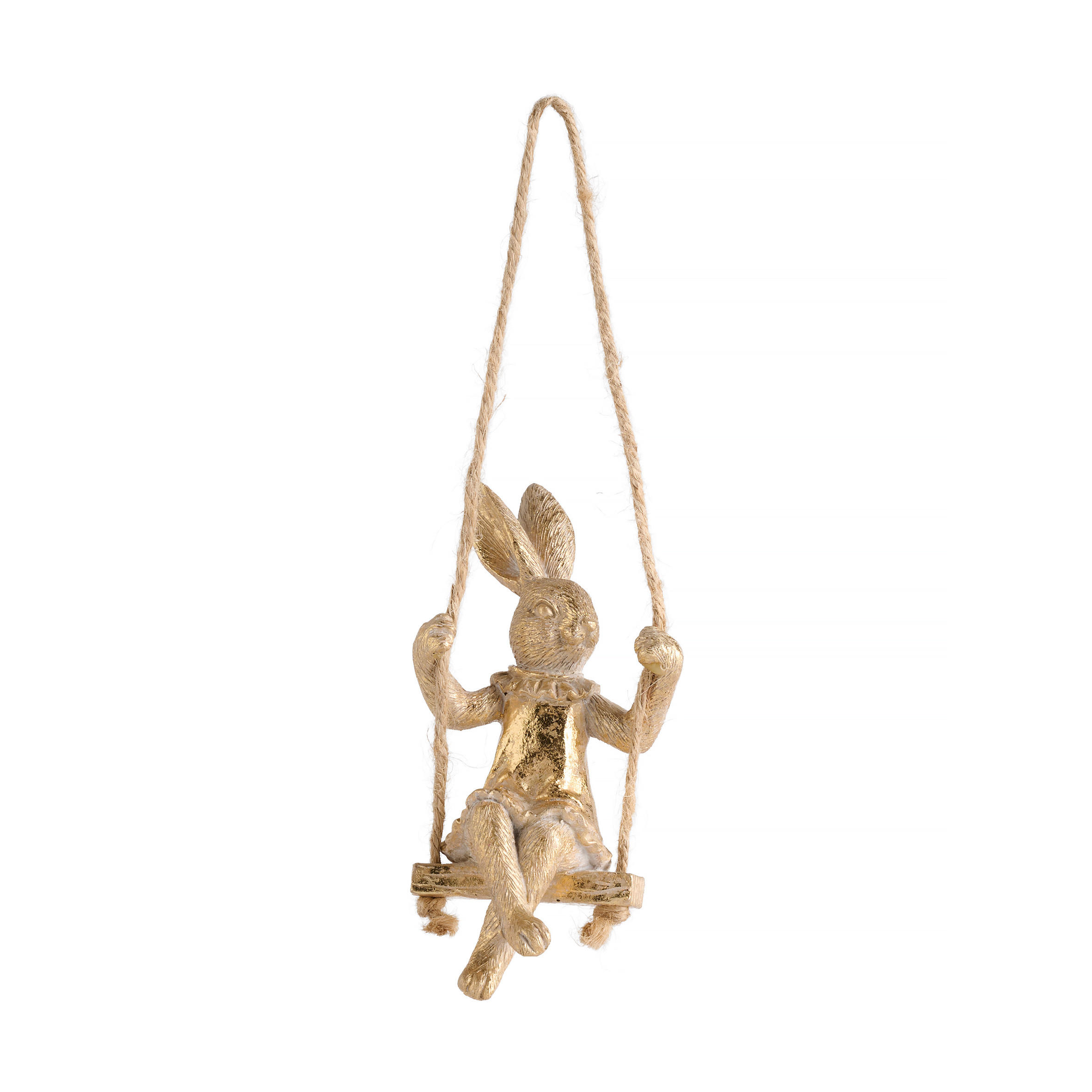 OSTERDEKO Jigglina - Goldfarben, Kunststoff (7/13/4.5cm) - home&you