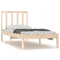 BETT Neff 100/205.5 cm - Braun, Holz (100/200cm) - Nettlife