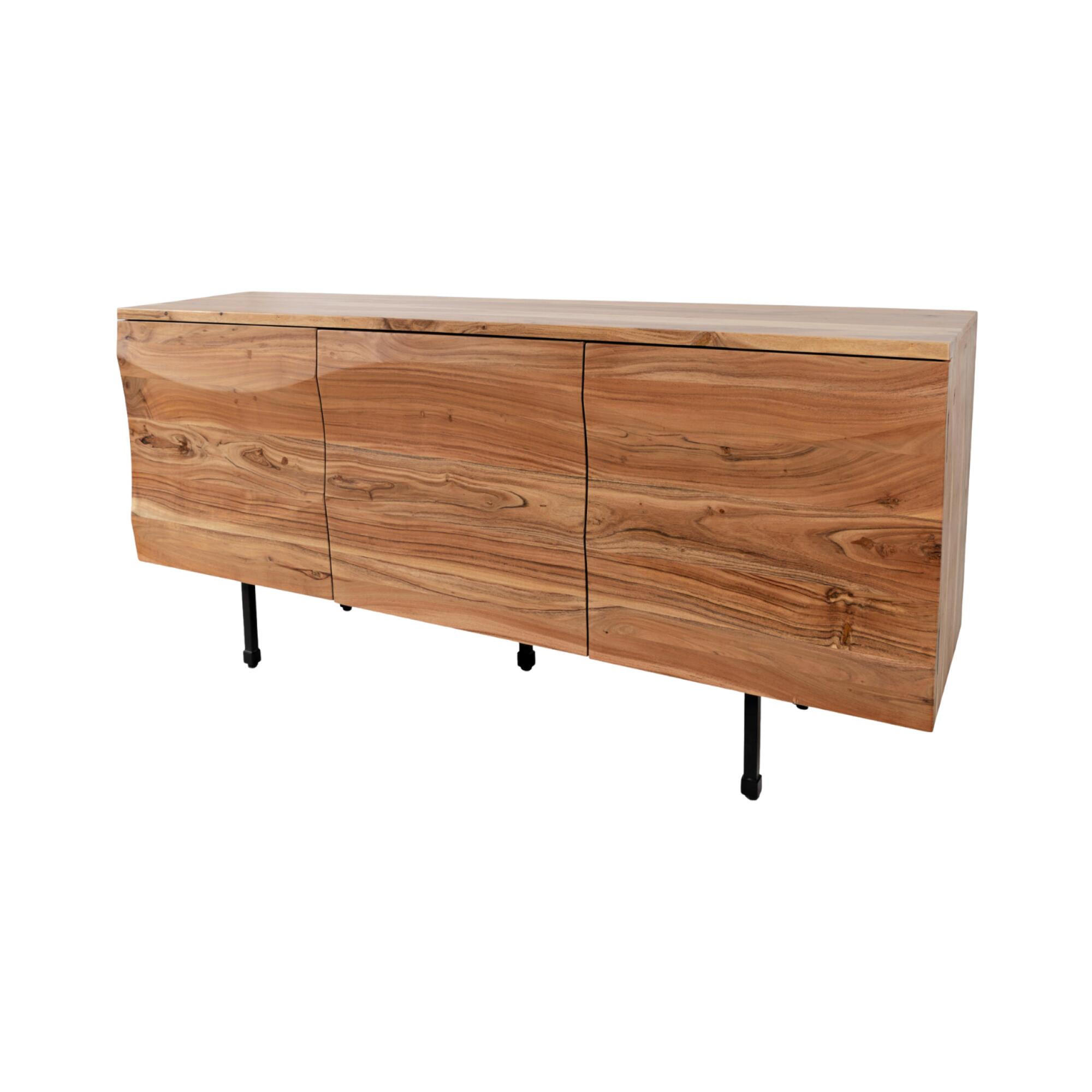 SIDEBOARD AVOLA Braun 183x46x88 cm - Braun, Holz (183/88/46cm) - FURNLUX