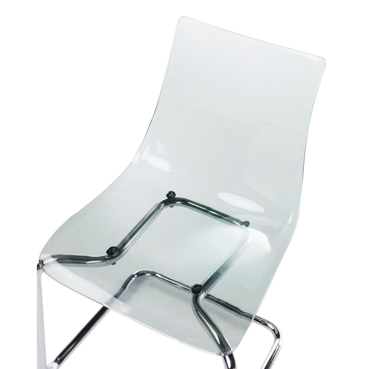 ESSZIMMERSTUHL 2er Set Schwarz Marshall - Schwarz, Kunststoff (48/81/48cm) - Beliani