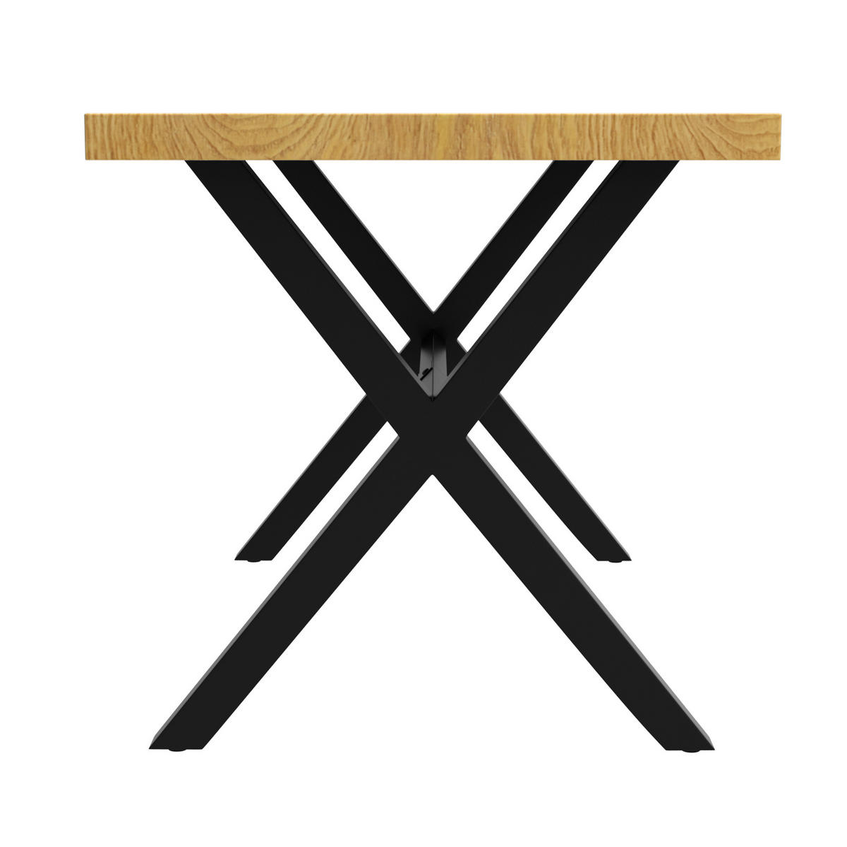 ESSTISCHSET Rattan/ Eisen Khaki/Natur 7-tlg. - Beige, Metall - ComfortXL