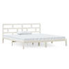 BETT Keener 146/195.5 cm - Weiß, Holz (140/190cm) - Nettlife