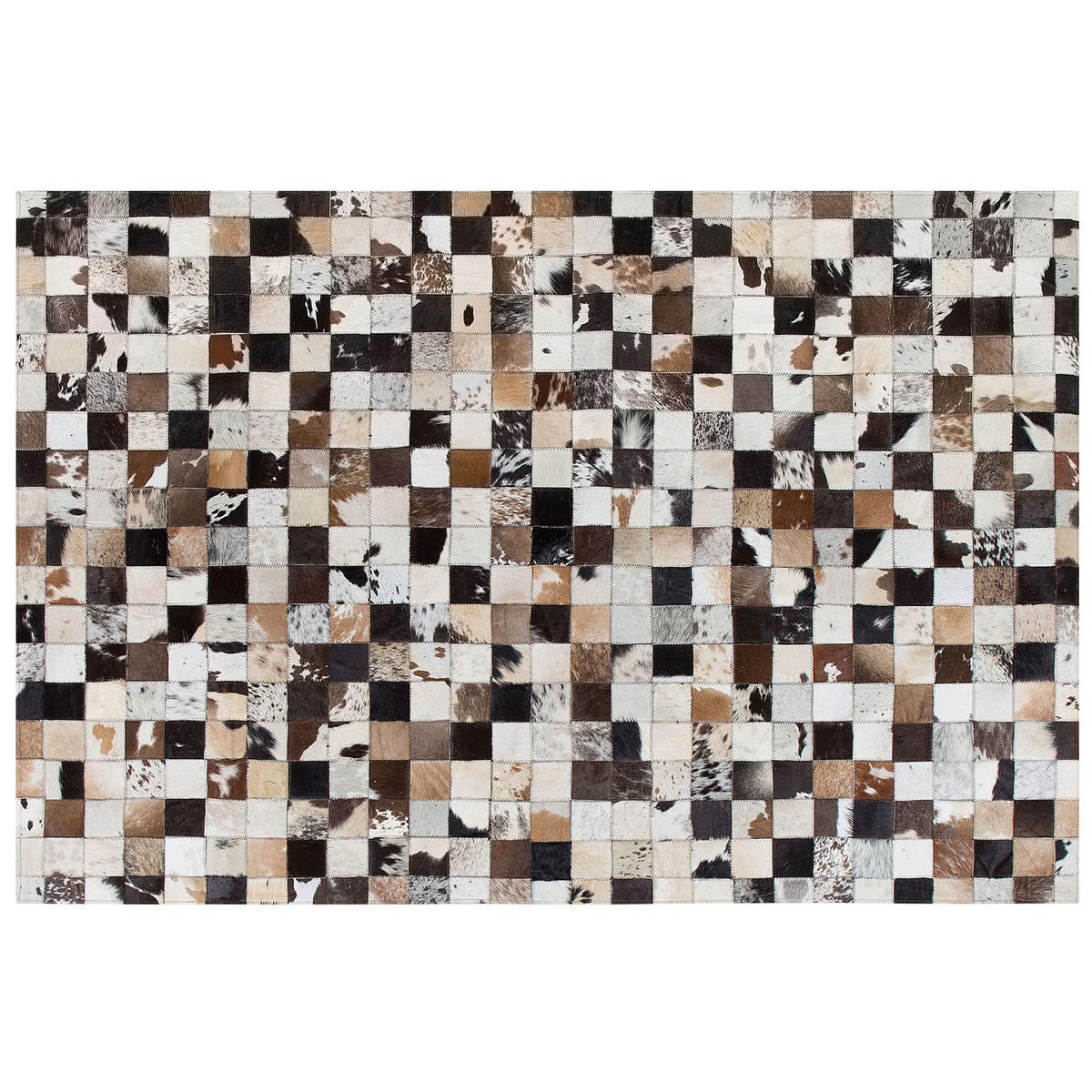 KURZFLOR-TEPPICH Cerli 230/160 cm - Multicolor, Fell (160/230cm) - Beliani