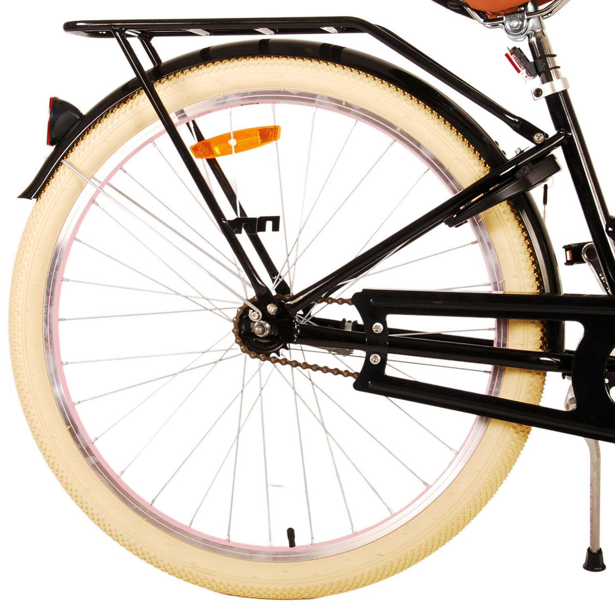 KINDERFAHRRAD Excellent - Mädchen - 26 Zoll - Rücktritt + Handbremse - Schwarz - Schwarz, Metall (77cm) - TPFSports