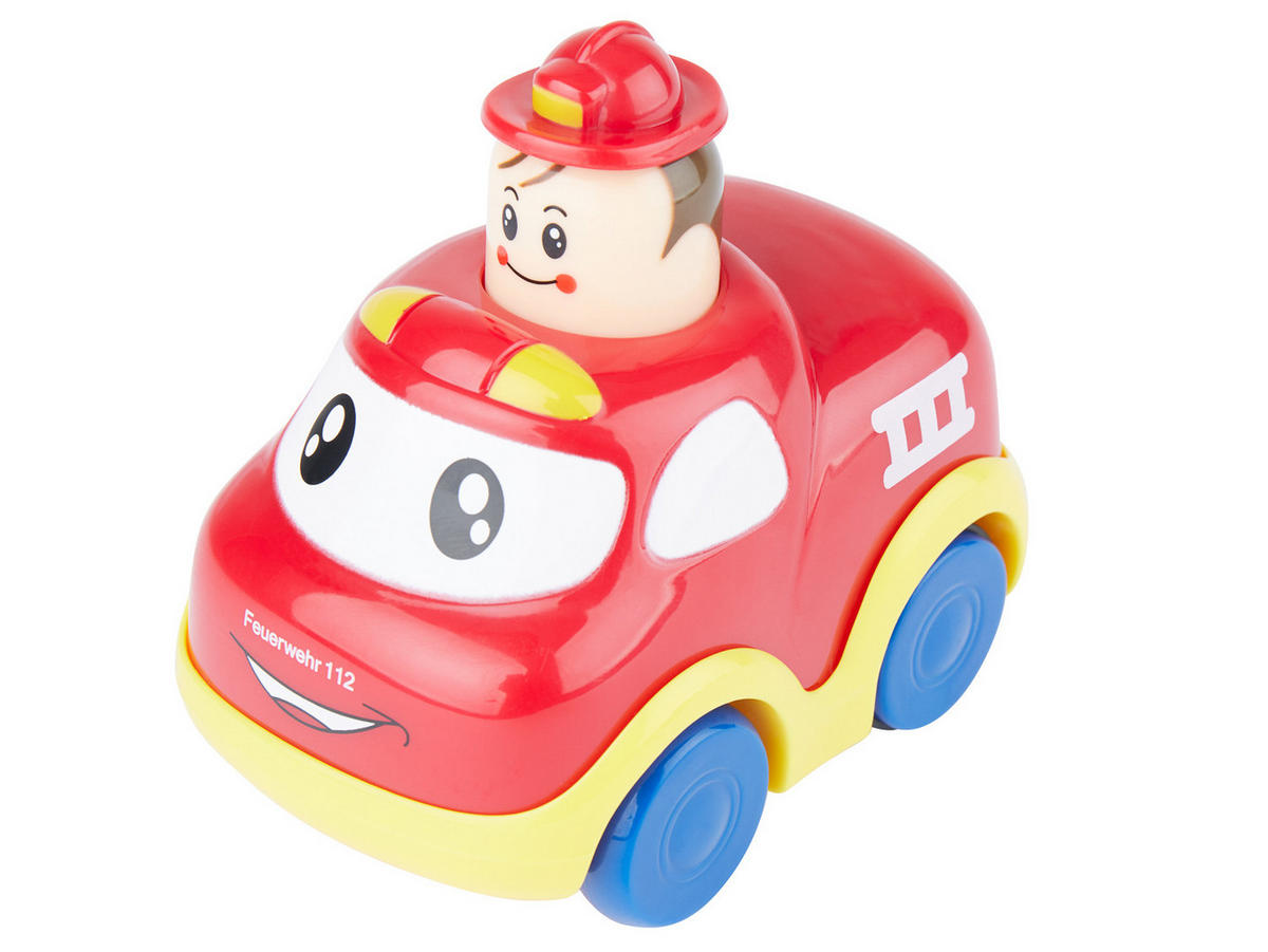 AUFZIEHAUTO ab 1 Jahr Tut Tut - Blau, Kunststoff (7/11cm) - Bieco Spielwaren