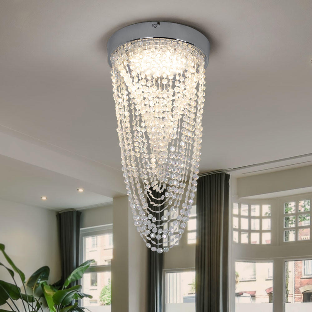 Thumbnail - Led, Klar, Metall, Rund, 20x34x20 cm, Lampen & Leuchten, LED Beleuchtung, LED-Deckenleuchten