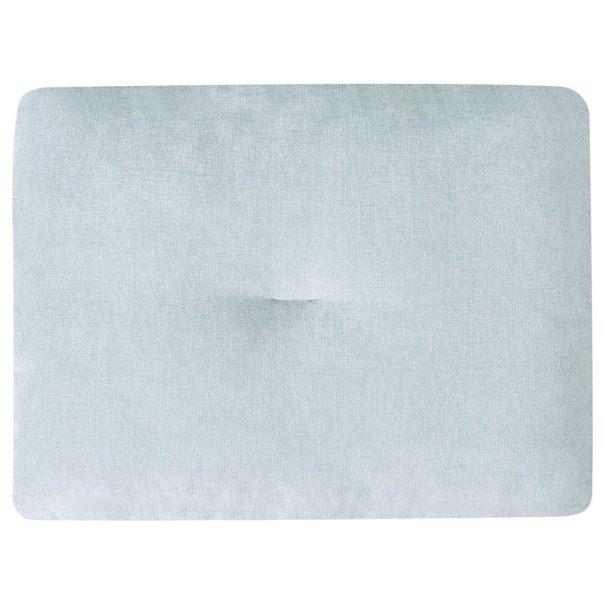 POHOVKA 4-místná Umělý len Světle modrá Yuri - modrá/černá, textil (302/88/100cm) - Beliani