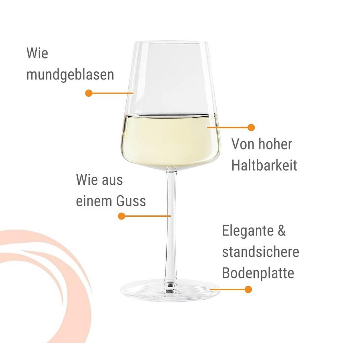 WEISSWEINKELCH Power 12er Set - Transparent, Glas (0.4L) - Stölzle