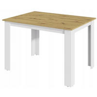 TISCH Kongo EXT Artisan Eiche-Weiß 120-170/80/75 cm - Multicolor, Holzwerkstoff (80/120/75cm) - Matkam Möbel