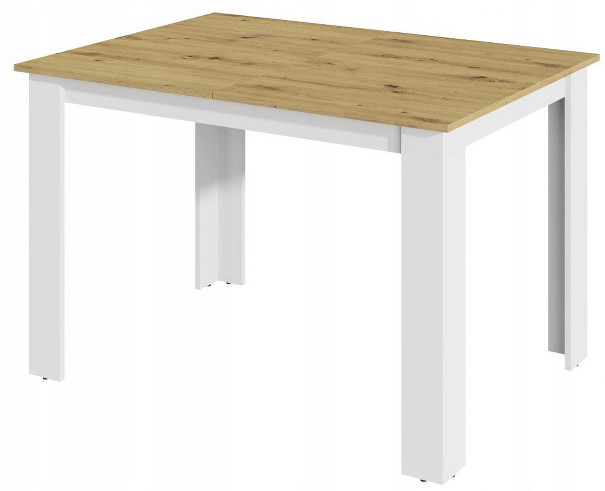 TISCH Kongo EXT Artisan Eiche-Weiß 120-170/80/75 cm - Multicolor, Holzwerkstoff (80/120/75cm) - Matkam Möbel