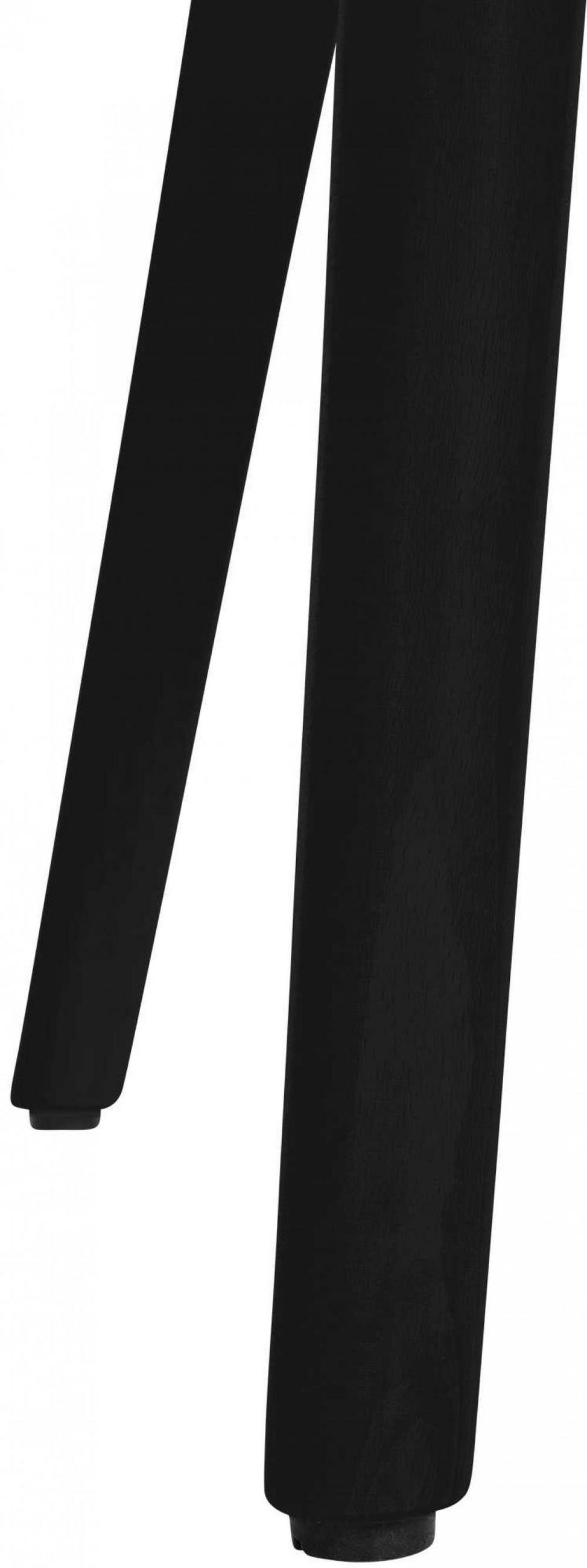 ARMLEHNENSTUHL Stoff braun - Schwarz/Braun, Holz/Textil (61/88/57.5cm) - CLP