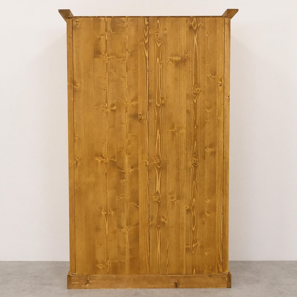 KLEIDERSCHRANK aus Massivholz CHARLOTTE 3 - Hellbraun, Holz (120/190/61cm) - Seart