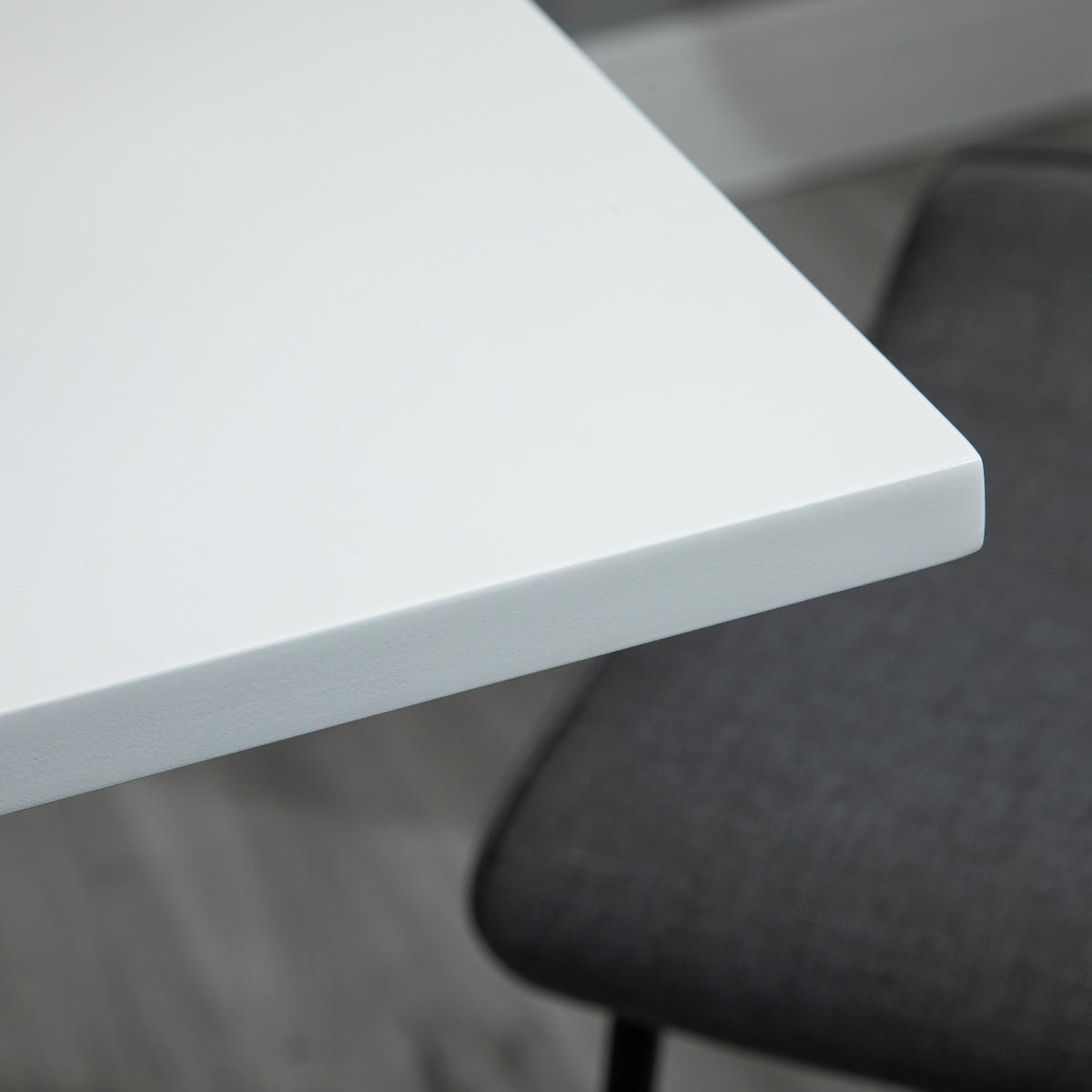 BARTISCH Höhenverstellbar Stehtisch mit Drehbar Tischplatte für Wohnzimmer - Weiß, Holzwerkstoff (60/60/91cm) - HOMCOM