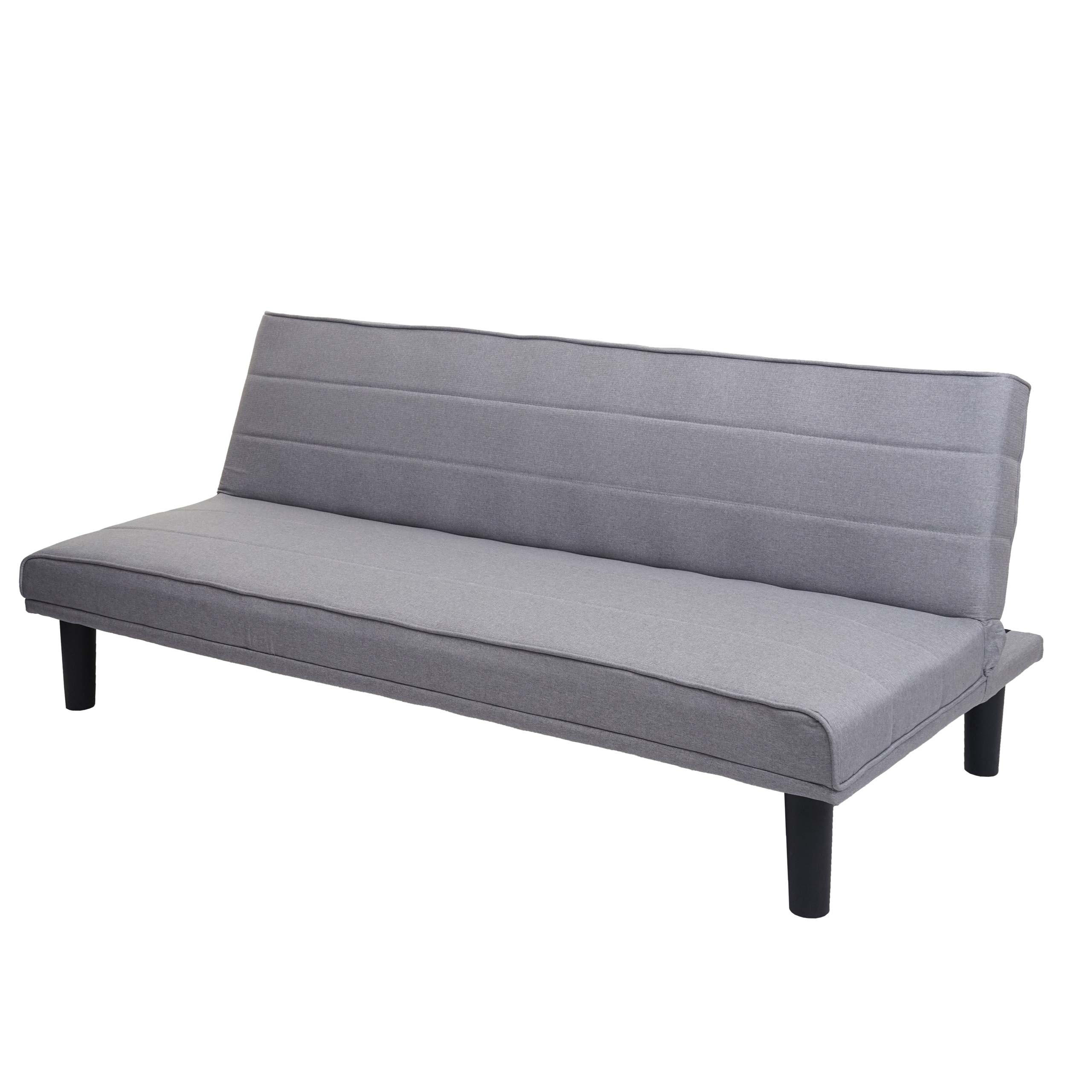 SCHLAFSOFA Grau - Grau, Textil (165/72/78cm) - MCW