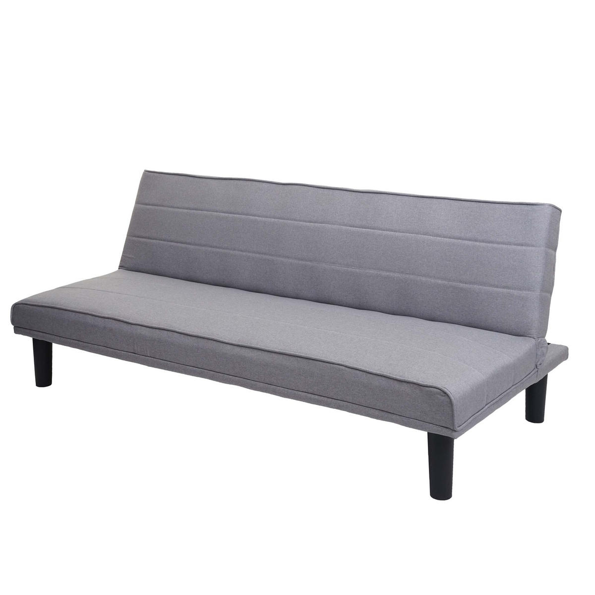 SCHLAFSOFA Grau - Grau, Textil (165/72/78cm) - MCW